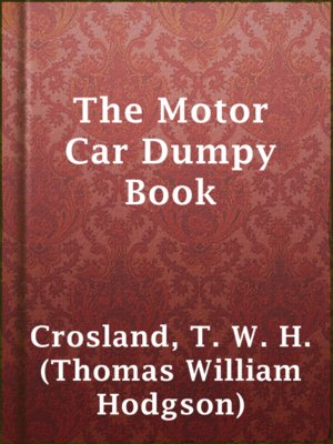 cover image of The Motor Car Dumpy Book